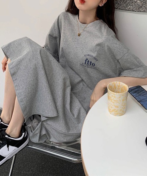 ワンピース ワンポイントTシャツワンピース | ブランド登録なし | 14