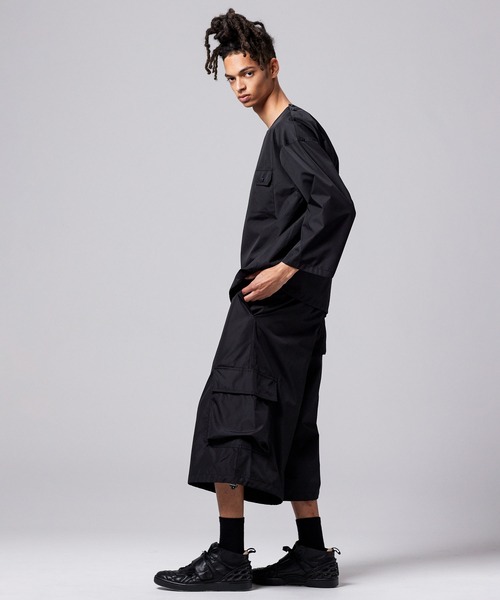 「TAION」 長袖Tシャツ - ブラック メンズ_画像5