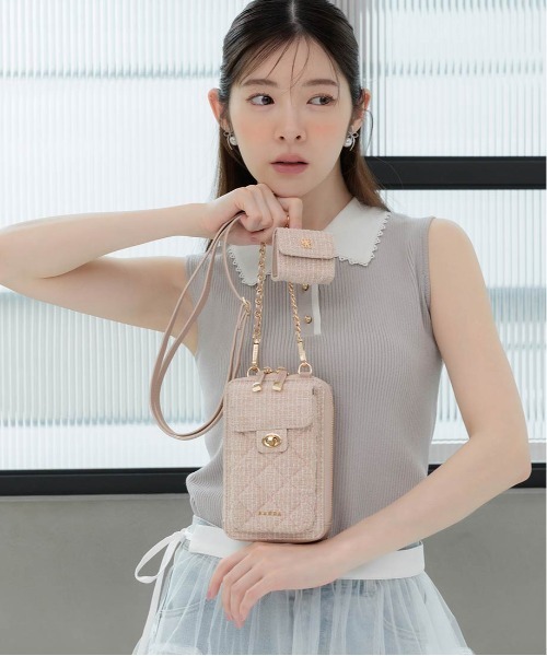 RANDA（ランダ） キルティング ショルダーバッグ バッグ ミニ