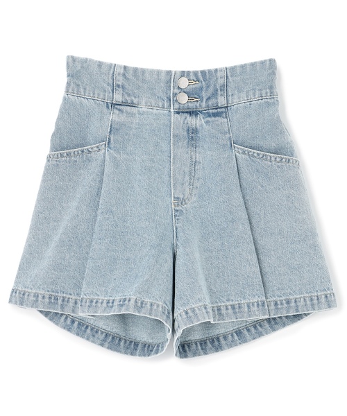 「LOVETOXIC」 「KIDS」デニムショートパンツ - ブルー キッズ_画像7