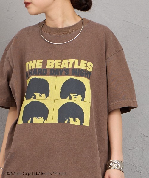 「GOOD ROCK SPEED」 半袖Tシャツ X-LARGE ブラウン レディース_画像5