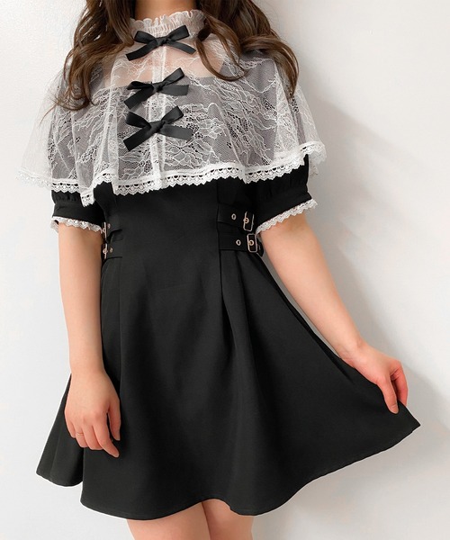 ワンピース レースケープリボン半袖ワンピース Zozotown Paypayモール店 通販 Paypayモール