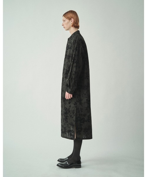 Juha（ユハ） ステンカラーコート コート BOTANICAL FLOCKY SHIRT COAT