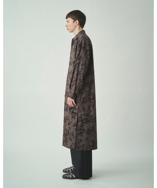 Juha（ユハ） ステンカラーコート コート BOTANICAL FLOCKY SHIRT COAT