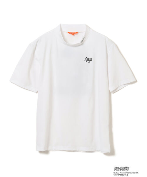 34 割引s メンズ Sサイズ相当 M メンズ Mサイズ相当 L メンズ Lサイズ相当 Xl メンズ Xlサイズ相当 ホワイト ブラック ネイビー定期入れの Tシャツ Tシャツ Men Peanuts Beams Golf 別注 スヌーピー モックネックシャツ Tシャツ カットソー