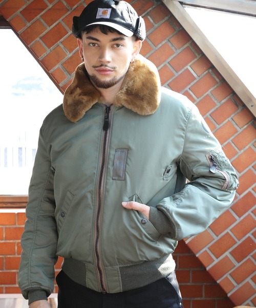 ジャケット ミリタリージャケット HOUSTON B-15D FLIGHT JACKT HOUSTON 15D FLIGHT