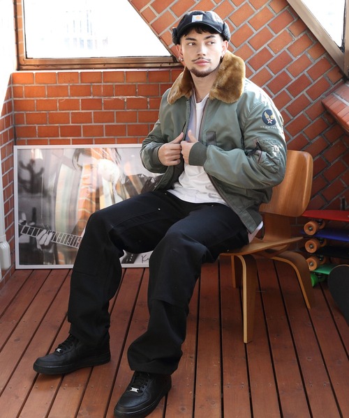 ジャケット ミリタリージャケット HOUSTON B-15D FLIGHT JACKT HOUSTON 15D FLIGHT