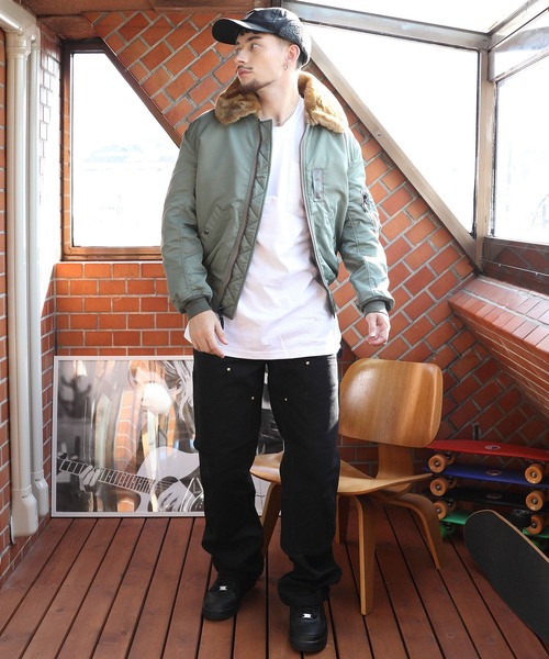 ジャケット ミリタリージャケット HOUSTON B-15D FLIGHT JACKT HOUSTON 15D FLIGHT