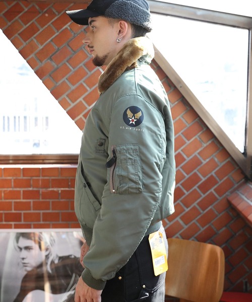 ジャケット ミリタリージャケット HOUSTON B-15D FLIGHT JACKT HOUSTON 15D FLIGHT