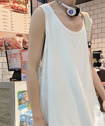 ROOP TOKYO タンクトップ Damage Long Tank top / ダメージ加工