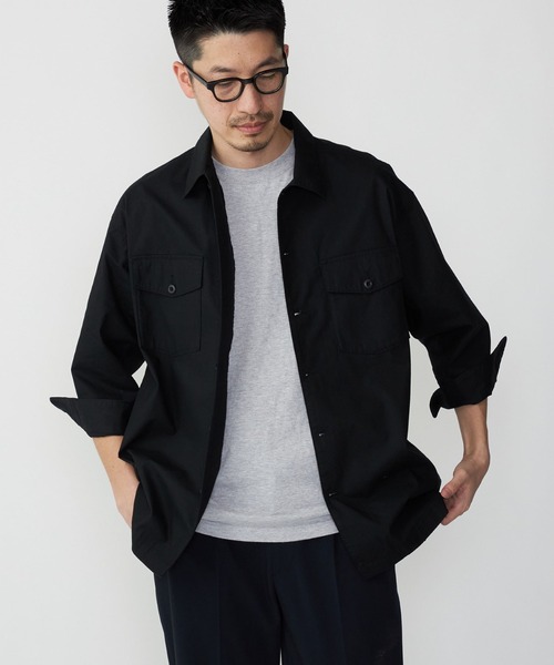 SHIPS.me 七分袖 シャツ 「ZOZO限定」SHIPS.me: ポプリン7分袖BDU