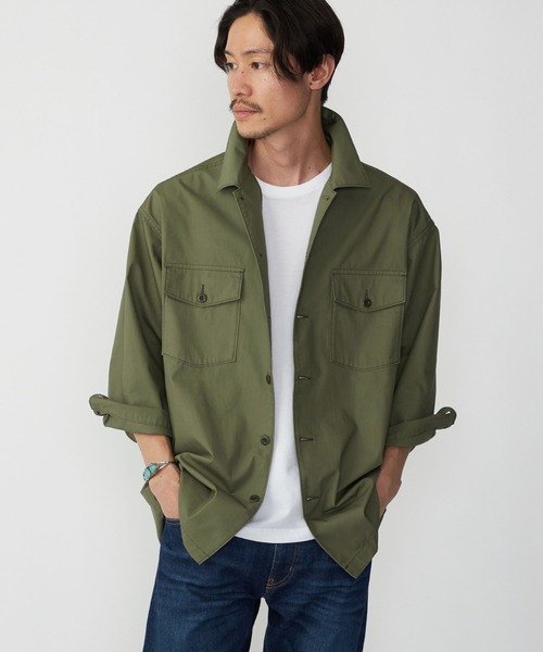 SHIPS.me 七分袖 シャツ 「ZOZO限定」SHIPS.me: ポプリン7分袖BDU