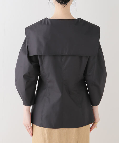 NOBLE シャツ ブラウス ビッグカラーブラウス : ZOZOTOWN Yahoo