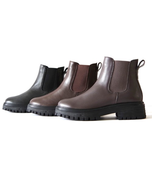 PUPE（プーペ） ブーツ / サイドゴア ショートブーツ EML-P2008