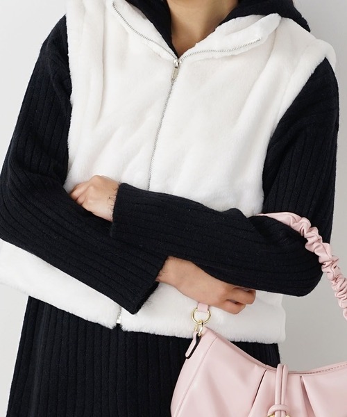ROOP TOKYO ベスト ジレ FULL ZIP BOA VEST / フルジップ