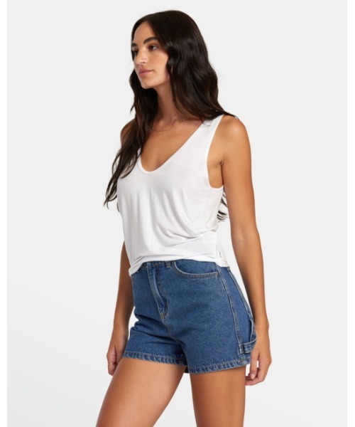 ルーカ RVCA レディース RECESSION DENIM SHORT ショートパンツ ボトムス デニムパンツ スケートボード  サーフィン ストリート 正規品 RVCA ジーンズ デニム デニムパンツ レディース 「RECESSION