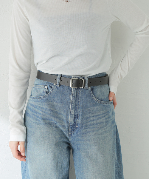 【美品】FRAMeWORK BRICK ROLLER BUCKLE BELT FRAMeWORK ベルト 「BRICK/ブリック」ROLLER BUCKLE BELT 30mm