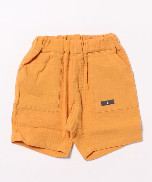 SKAPE パンツ Wガーゼ5分パンツ キッズ 子供服 男の子 女の子