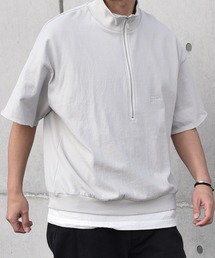 tシャツ SHIPS any: COTTON USA ワンポイント ロゴ ハーフジップ Tシャツ メンズ レディース｜ZOZOTOWN Yahoo!店