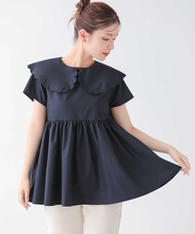 Fit more ブラウス シャツ 「ZOZO限定商品」スカラップカラー