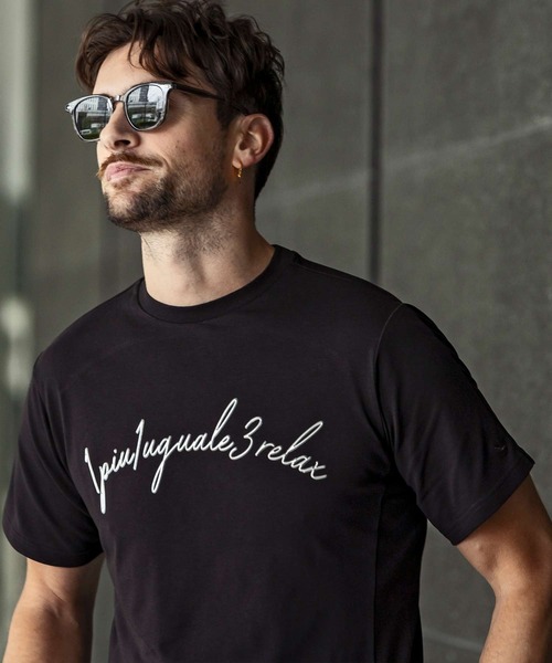 tシャツ 1PIU1UGUALE3 RELAX(ウノピゥウノウグァーレトレ リラックス)メタリックアーチロゴ半袖Tシャツ メンズ レディース | 1PIU1UGUALE3 RELAX | 11