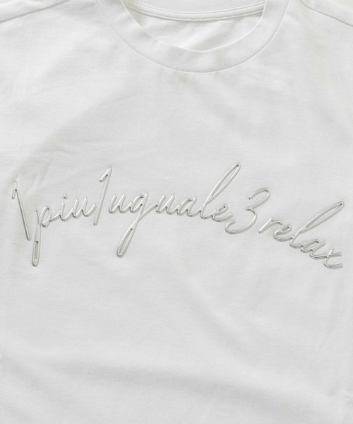tシャツ 1PIU1UGUALE3 RELAX(ウノピゥウノウグァーレトレ リラックス)メタリックアーチロゴ半袖Tシャツ メンズ レディース | 1PIU1UGUALE3 RELAX | 18