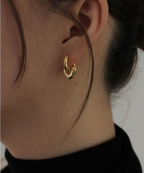 Ritomo De Ricco ピアス SALE オールステンレス 2WAYハート