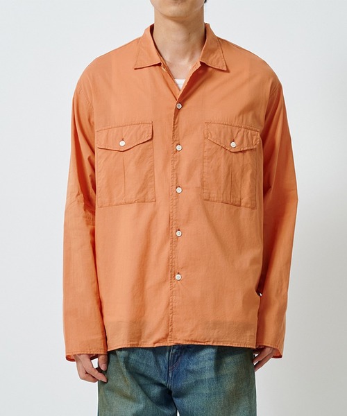 MARKAWARE マーカウェア　シャツ　オーガニックコットン　Lサイズ marka（マーカ） シャツ 「MARKA/マーカ」オーガニックコットンコード