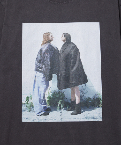 BIOTOP ビオトープ　Tシャツ　Ｍサイズ　マークボスウィック　ユニセックス ビオトープがマーク・ボスウィックのフォトTシャツをリリース
