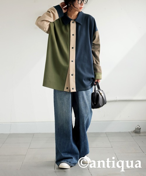 ジャケット・アウター Junichi antiqua（アンティカ） コート アウター ポンチシャツジャケット