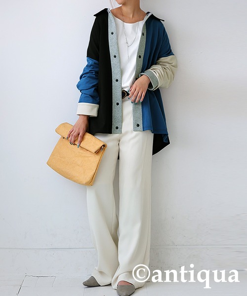 antiqua（アンティカ） コート アウター ポンチシャツジャケット