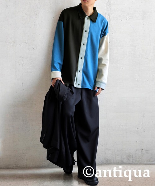ジャケット・アウター gohankai antiqua コート アウター ポンチシャツジャケット レディース