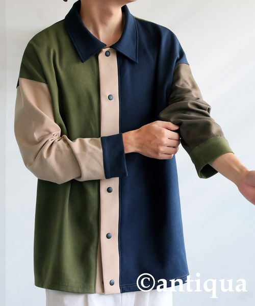antiqua（アンティカ） コート アウター ポンチシャツジャケット