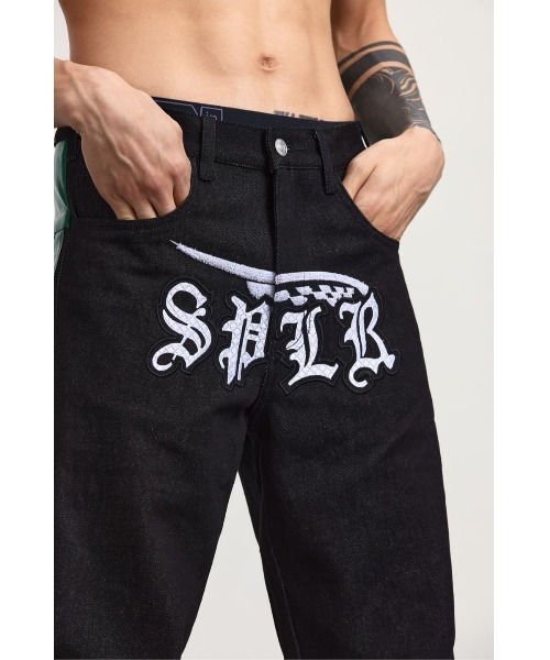 【早い者勝ち‼️】supplier デニムパンツ SUPPLIER ジーンズ デニムパンツ｜RACING LOGO DENIM｜SUPPLIER
