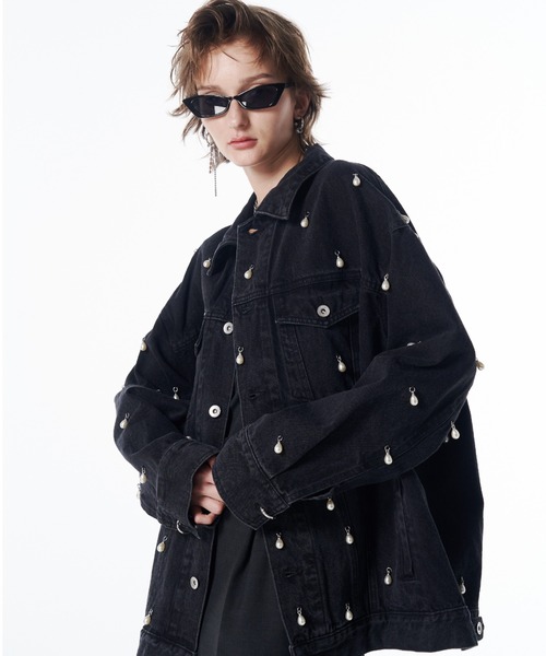 ジャケット・アウター josemoon pearl jacket 試着のみ josemoon pearl jacket ジャケット・アウター JOSEMOON OVER