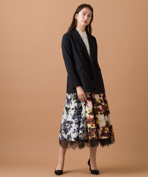 Audie a Muses ローズティアラ 裾レース付ボリュームスカート
