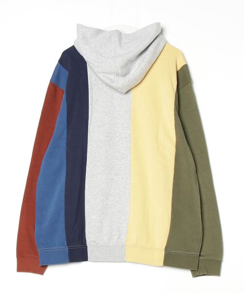 【J&J】ロゴ カラーブロック パーカー ベージュ / 送料無料 GAP パーカー カラーブロック ATHLETICロゴ メンズ レディース