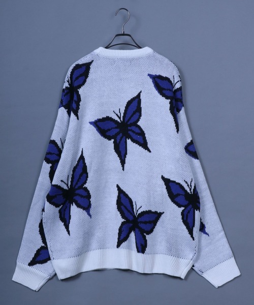 ANPAS セーター ニット Jacquard Fabric Allover Pattern Animal