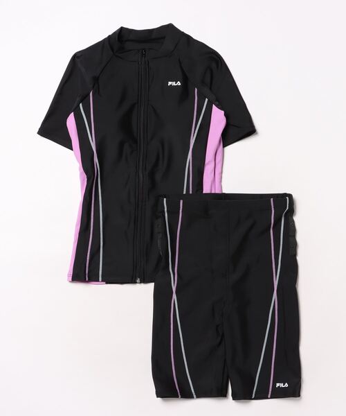 FILAセパレート水着11号（巻タオル付）/ 新品未使用品 FILA 水着 セパレート型フィットネス水着 (半袖タイプ