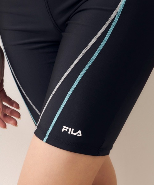 FILA 水着 フルジップセパレート フィットネス水着(半袖タイプ