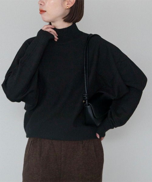 ur's（ユアーズ） ニット セーター ハイネックドルマンスリーブ