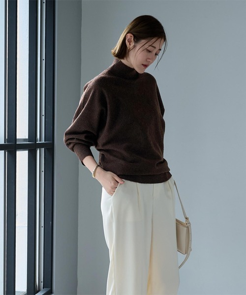 ur's（ユアーズ） ニット セーター ハイネックドルマンスリーブ