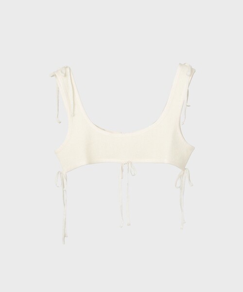 ニット 「PoI/ポイ」ribbon bustier/リボンニットビスチェ レディース PoI ニット 「PoI/ポイ」ribbon bustier/リボンニットビスチェ