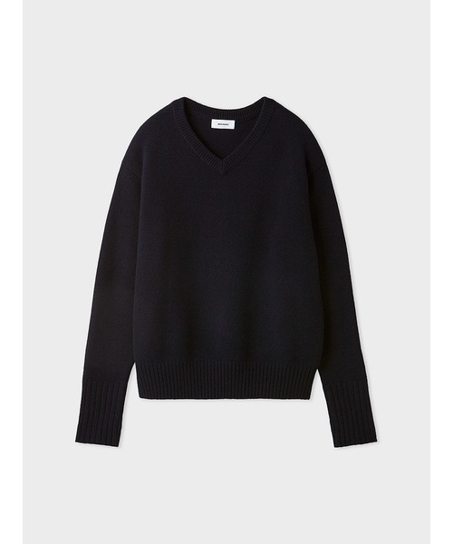 ニット コンフォートWOOLVネックNT レディース