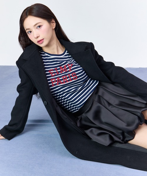 サテンバルーンスカート/NAVY/Sサイズ/eimy サテンバルーンスカート/NAVY/Sサイズ/eimy