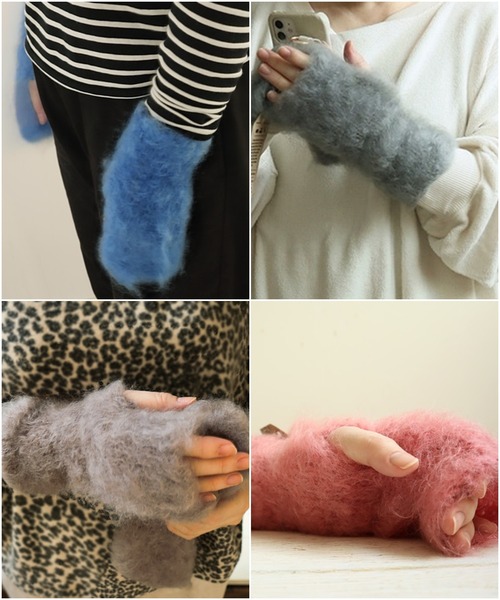 Adele's MOHAIR アームカバー アデルズ モヘア」キッドモヘア アーム