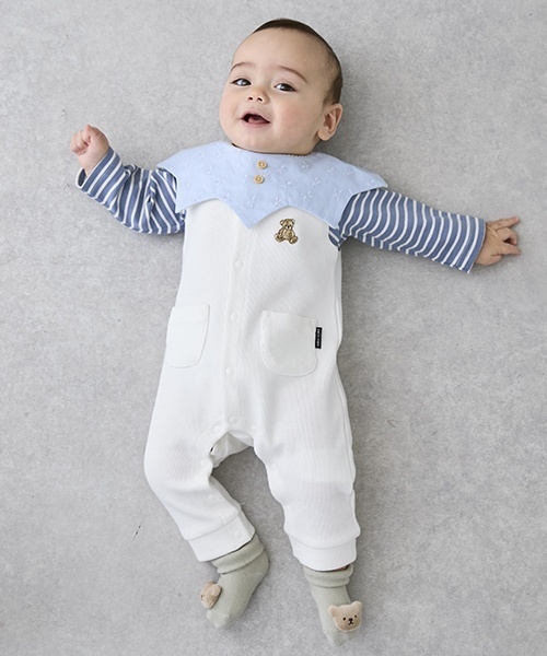 アデラジャ グレー ハンドメイド 星型スタイ petit main スタイ よだれかけ 「防水」星スタイ : ZOZOTOWN Yahoo!店