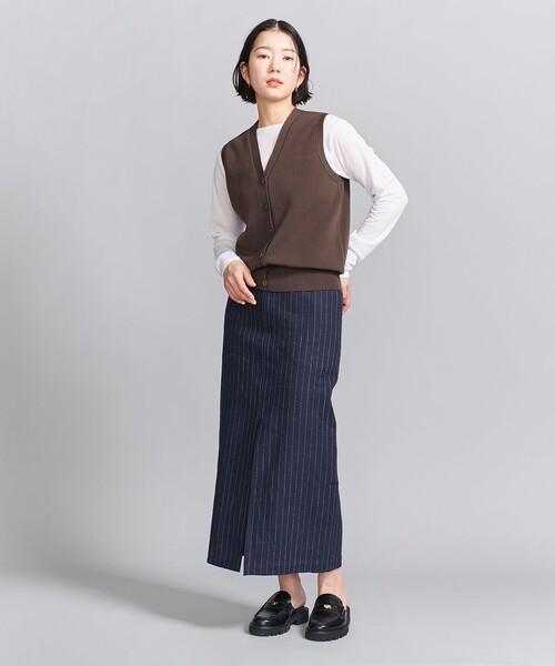 BEAUTY＆YOUTH UNITED ARROWS ベスト ジレ フロントボタン V