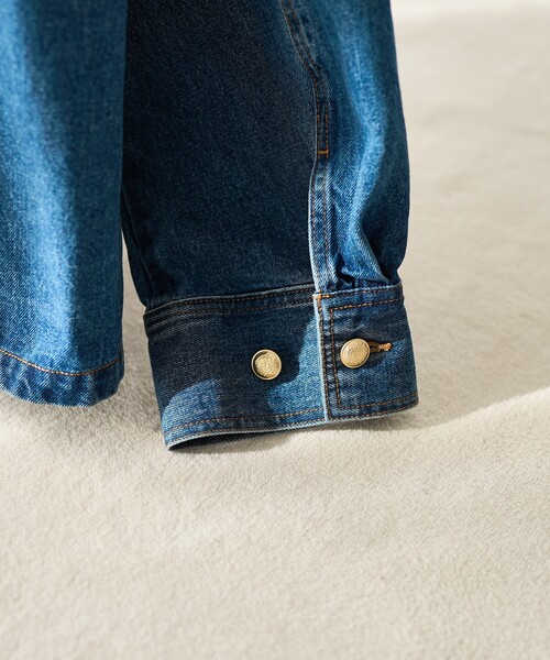 ジャケット Gジャン 金釦 デニムジャケット レディース Gready