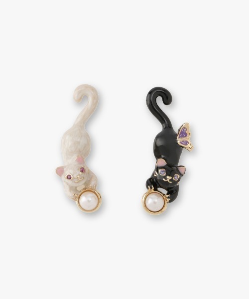 魅力的な ANNA SUI ピアス 猫モチーフ レディース : ZOZOTOWN Yahoo!店 アクセサリー
